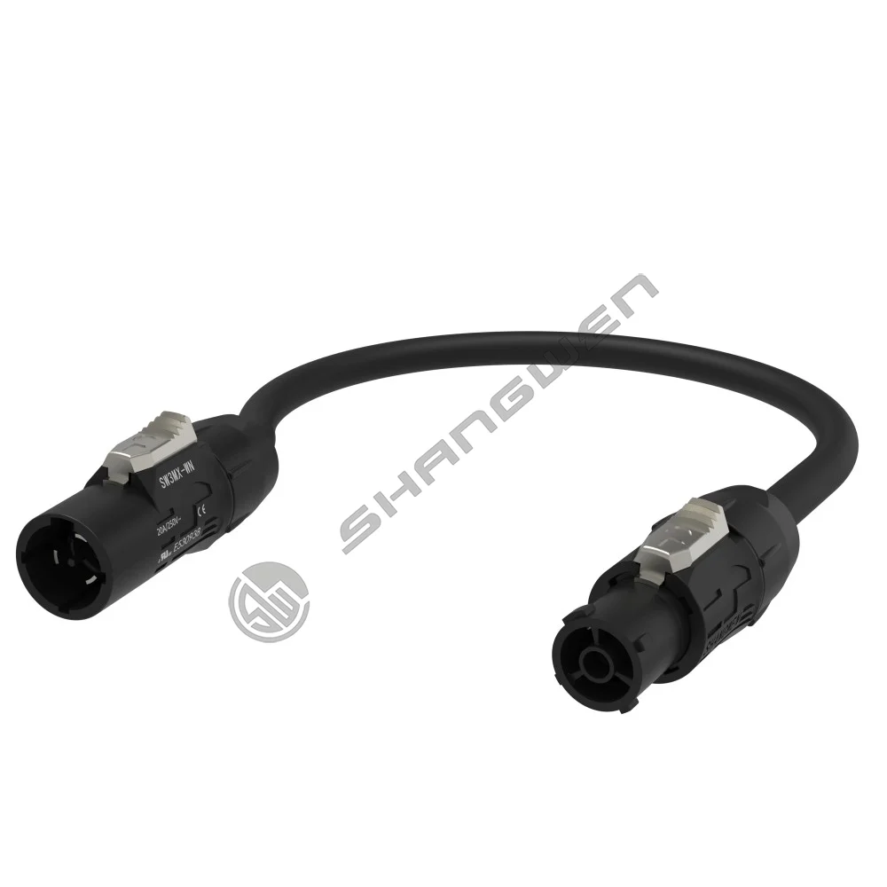 Large and small head power aviation plug product line